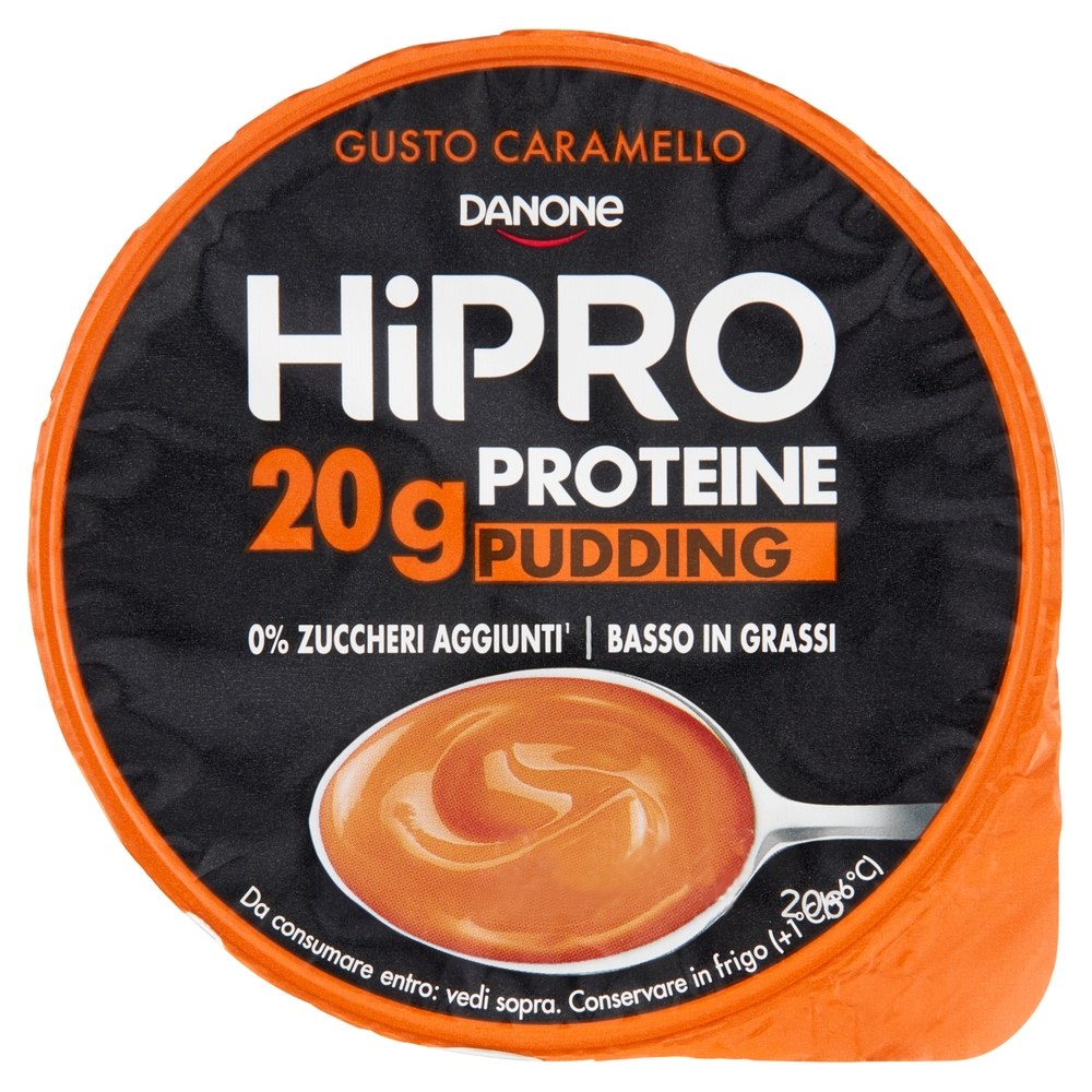 HIPRO Pudding 20g Proteine gusto Caramello 200g